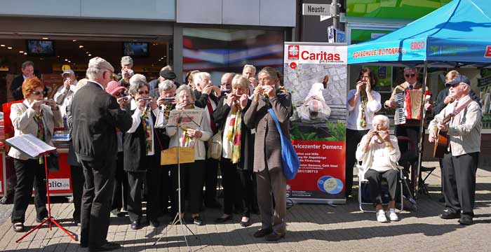 Auftritt am 16.04.2011 fr die Demenz-Hilfe der Caritas